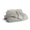 BL0898M Poszewka Na Kołdrę MISTY Stripe Black