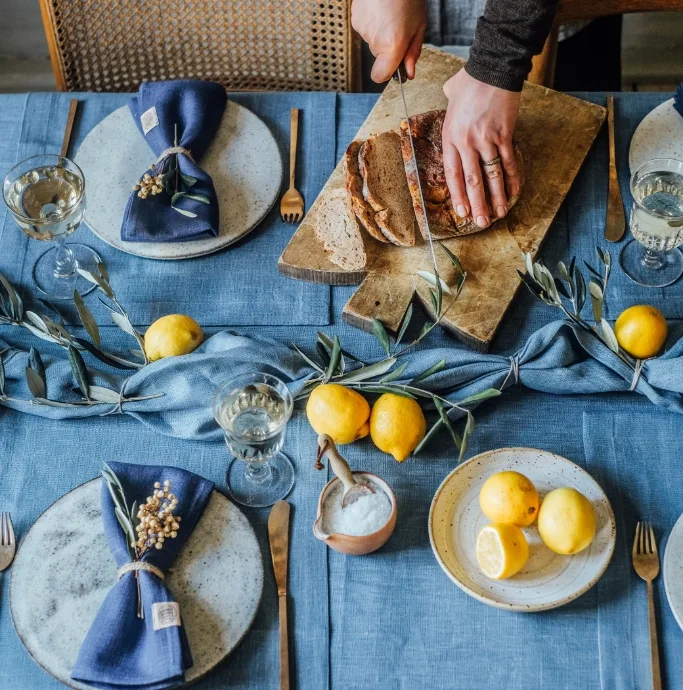 LovelyLinen_SS23 (28) Serwetka CLASSIC Blue 4szt