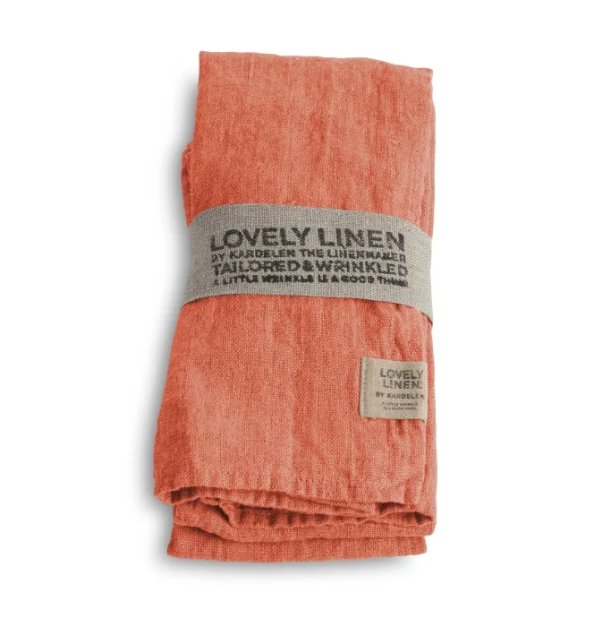 NL0155 Serwetka LOVELY Peach 4szt