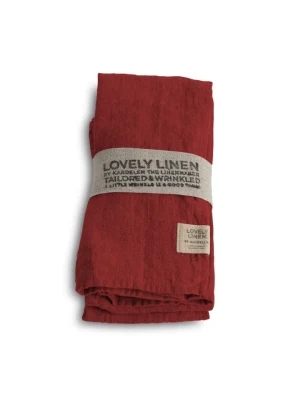 Serwetka LOVELY Real Red 4szt