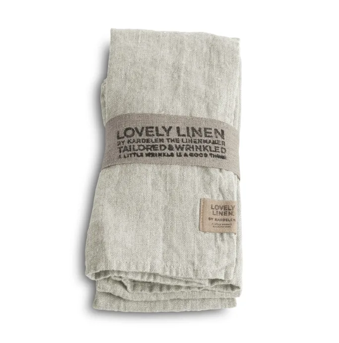 NL0195 Serwetka LOVELY Light Grey 4szt