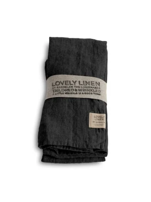 Serwetka LOVELY Dark Grey 4szt