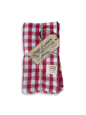 Serwetka MISTY Real Red - Kratka 4szt