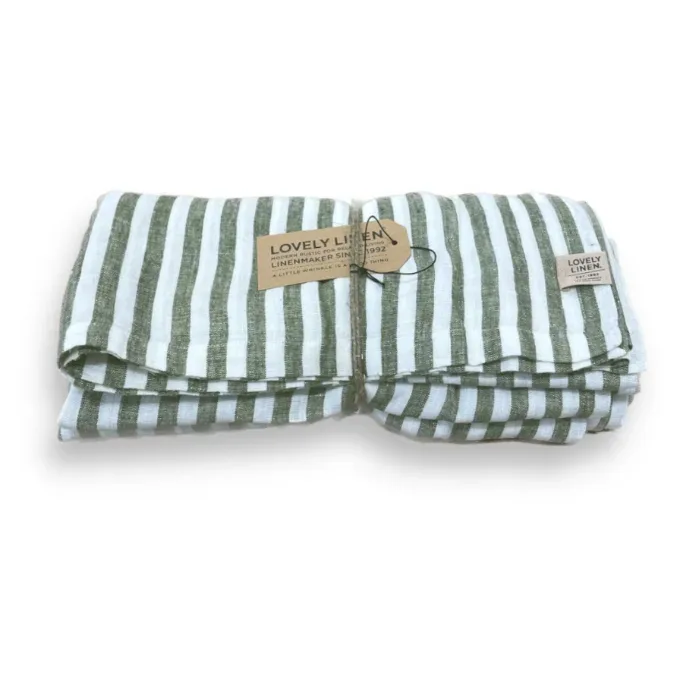 TCL0671 Obrus MISTY Jeep Green - Paski