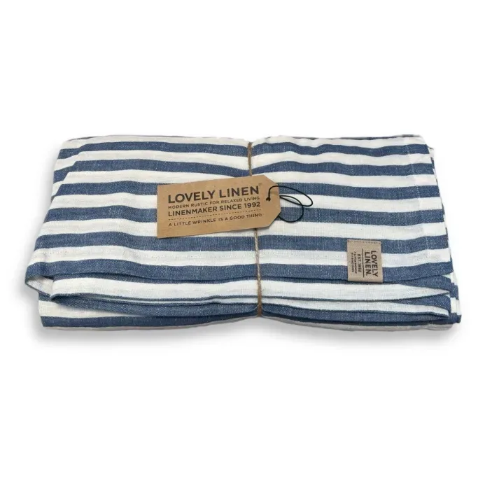 Obrus MISTY Denim Blue - Paski