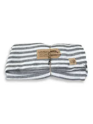 Obrus MISTY Dark Grey - Paski
