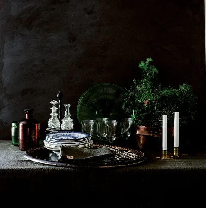 lovely-linen-table-AW15-4 Bieżnik CLASSIC Black