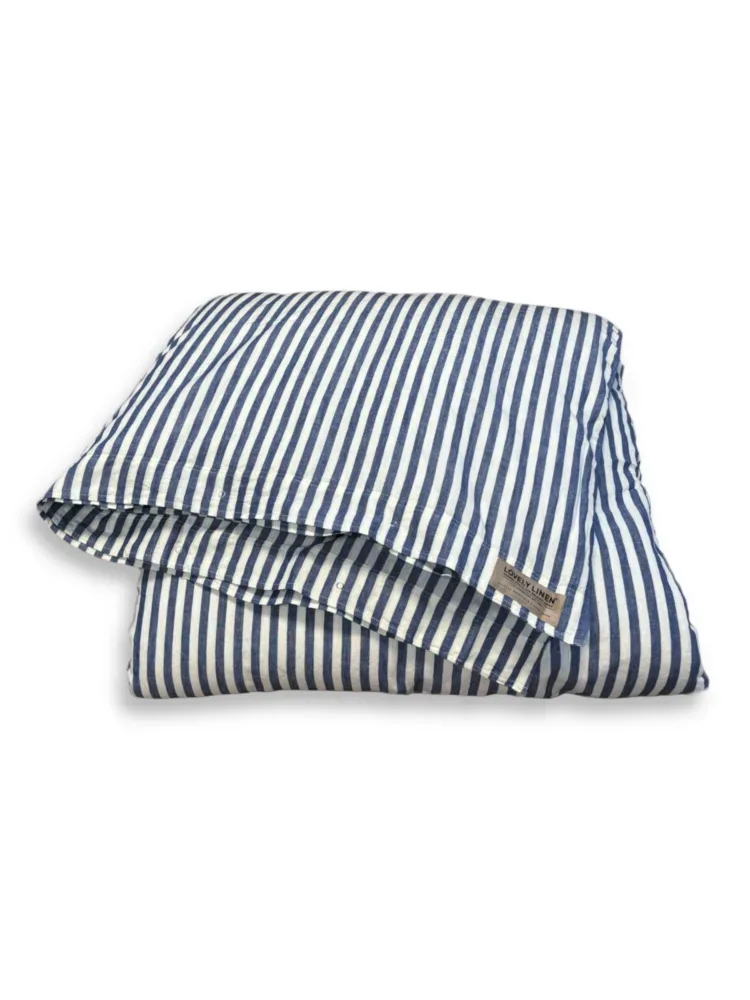1166.jpg Poszewka Na Kołdrę MISTY Denim Blue - Paski