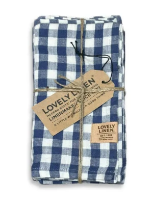 Serwetka MISTY Denim Blue - Kratka 4szt