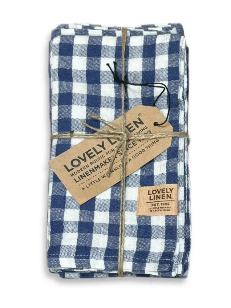 Serwetka MISTY Denim Blue - Kratka 4szt