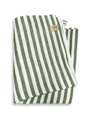 Ręcznik Hamam MISTY Jeep Green - Paski