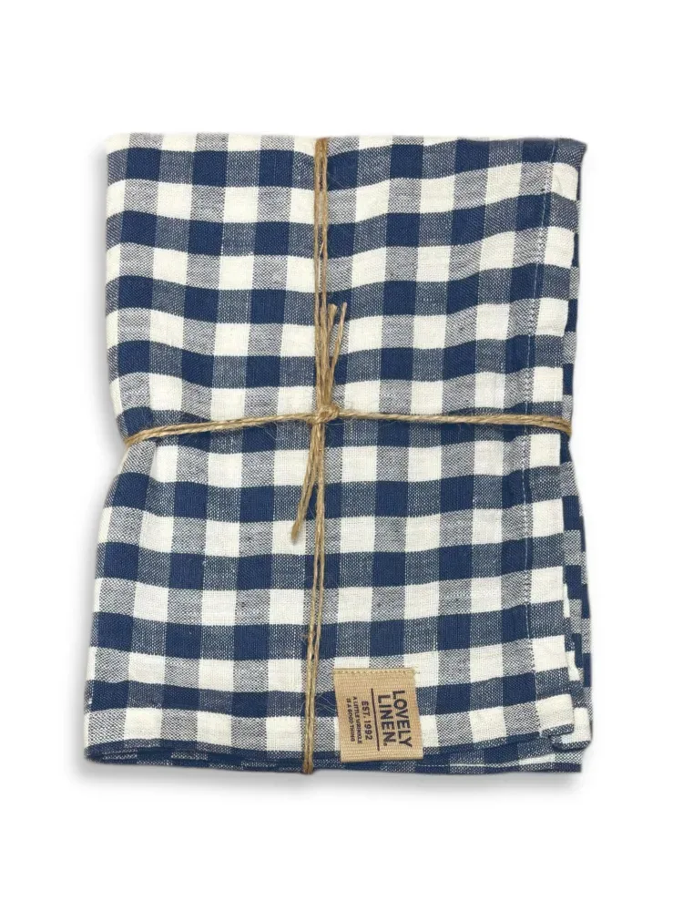 1197.jpg Ręcznik Kuchenny MISTY Denim Blue - Kratka