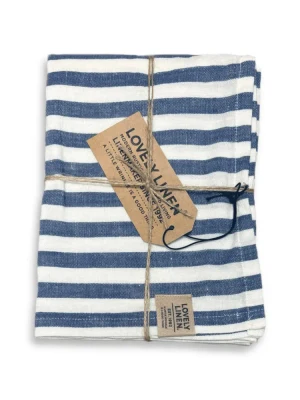 Ręcznik Kuchenny MISTY Denim Blue - Paski