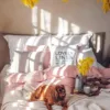 Koc Bawełniany LOVELY Off-White