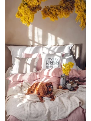 Koc Bawełniany LOVELY Off-White