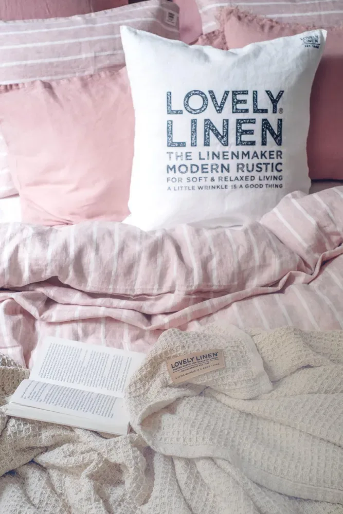 Koc Bawełniany LOVELY Off-White
