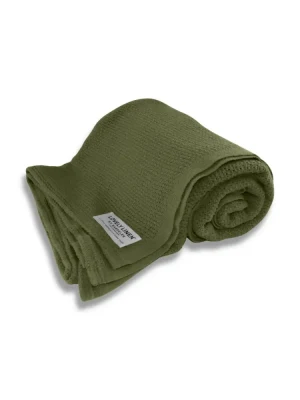 Koc Bawełniany LOVELY Jeep Green