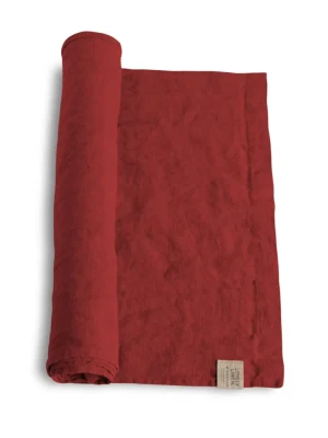 Bieżnik lniany LOVELY Real Red – zdjęcie produktowe