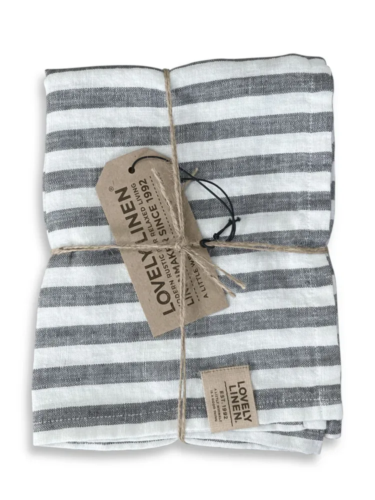 501.jpg Ręcznik Kuchenny MISTY Dark Grey - Paski