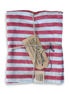 Ręcznik Kuchenny MISTY Real Red - Paski