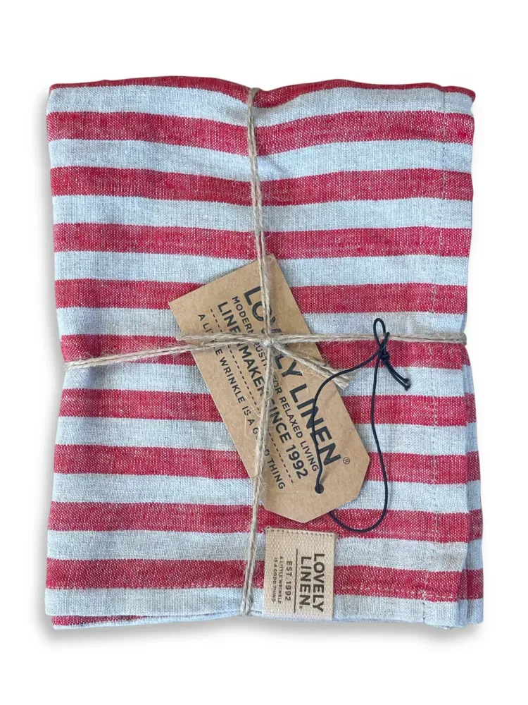 Ręcznik Kuchenny MISTY Real Red - Paski