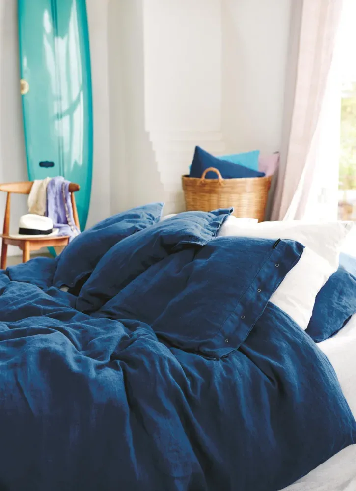 828.jpg Poszewka Na Poduszkę LOVELY Denim Blue