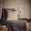 Dekoracyjna Poszewka Na Poduszkę MISTY Stripe Black