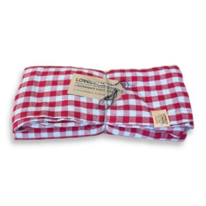 Obrus Misty Kratka - 145x300, Real Red - Check