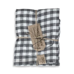 Ręcznik Kuchenny Misty - 45x70, Dark Grey - Check