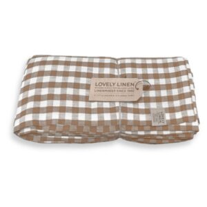 Obrus Misty Kratka - 145x250, Almond - Check