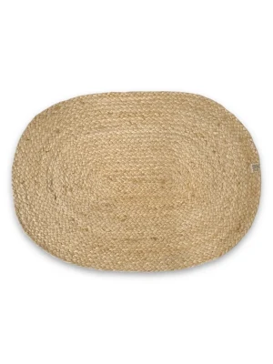 Mata Breezy owalna Natural Beige Owalna mata Breezy Natural Beige 60 × 80 cm z naturalnej juty