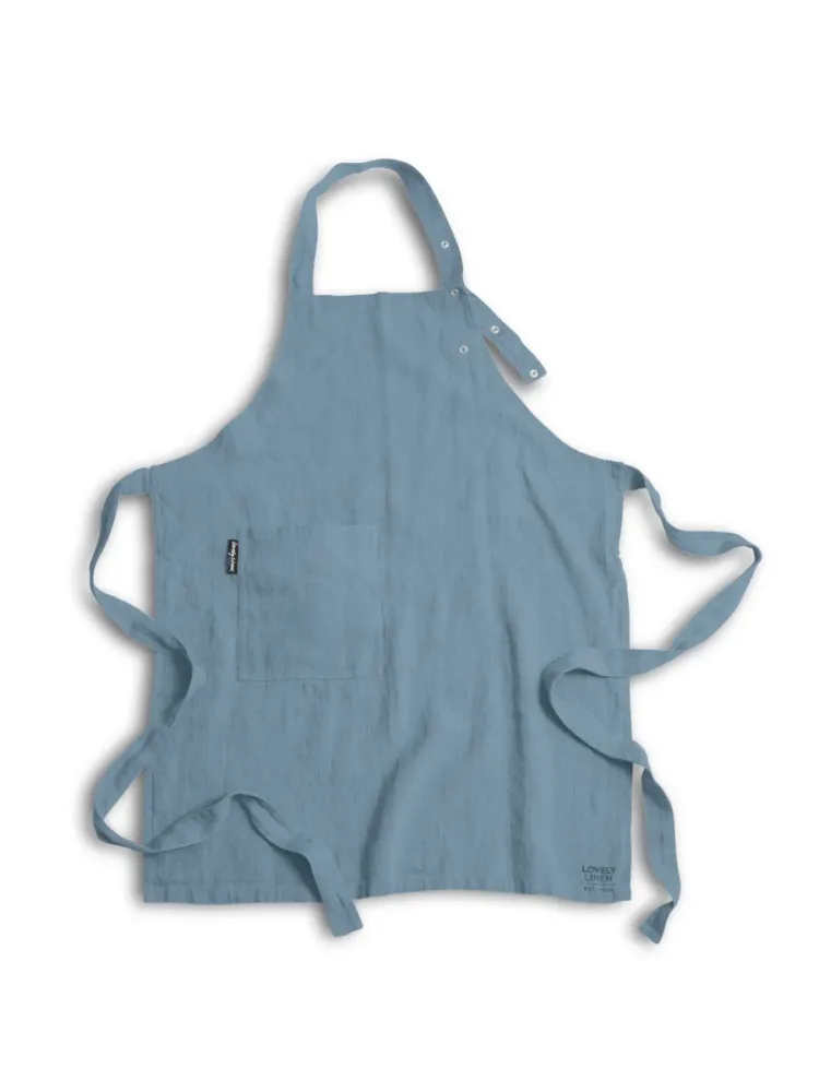 Fartuch LOVELY Dusty Blue – zdjęcie produktowe
