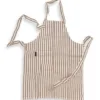 Fartuch MISTY Almond – Paski – zdjęcie produktowe Fartuch MISTY Almond w paski – zdjęcie produktowe