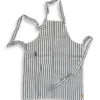 Fartuch MISTY Dark Grey - Paski – zdjęcie produktowe