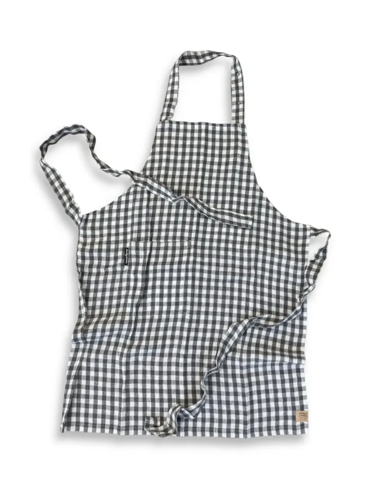 Fartuch MISTY Dark Grey - Kratka – zdjęcie produktowe