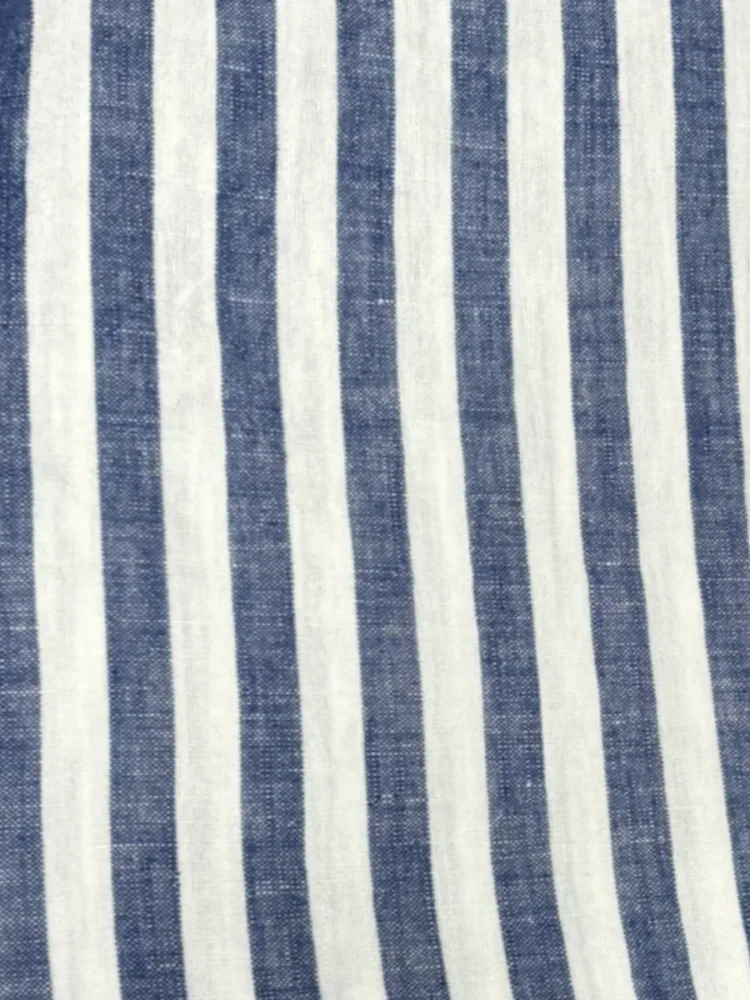 Fartuch MISTY Denim Blue - Paski – zdjęcie aranżacyjne