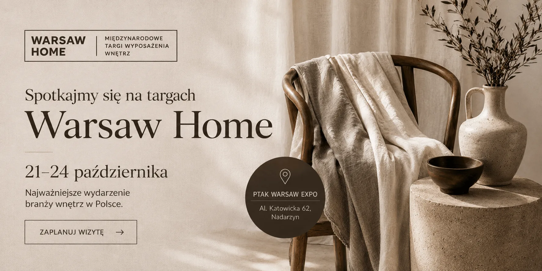 Spotkajmy się na targach Warsaw Home